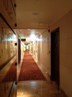 Before: an empty corridor.